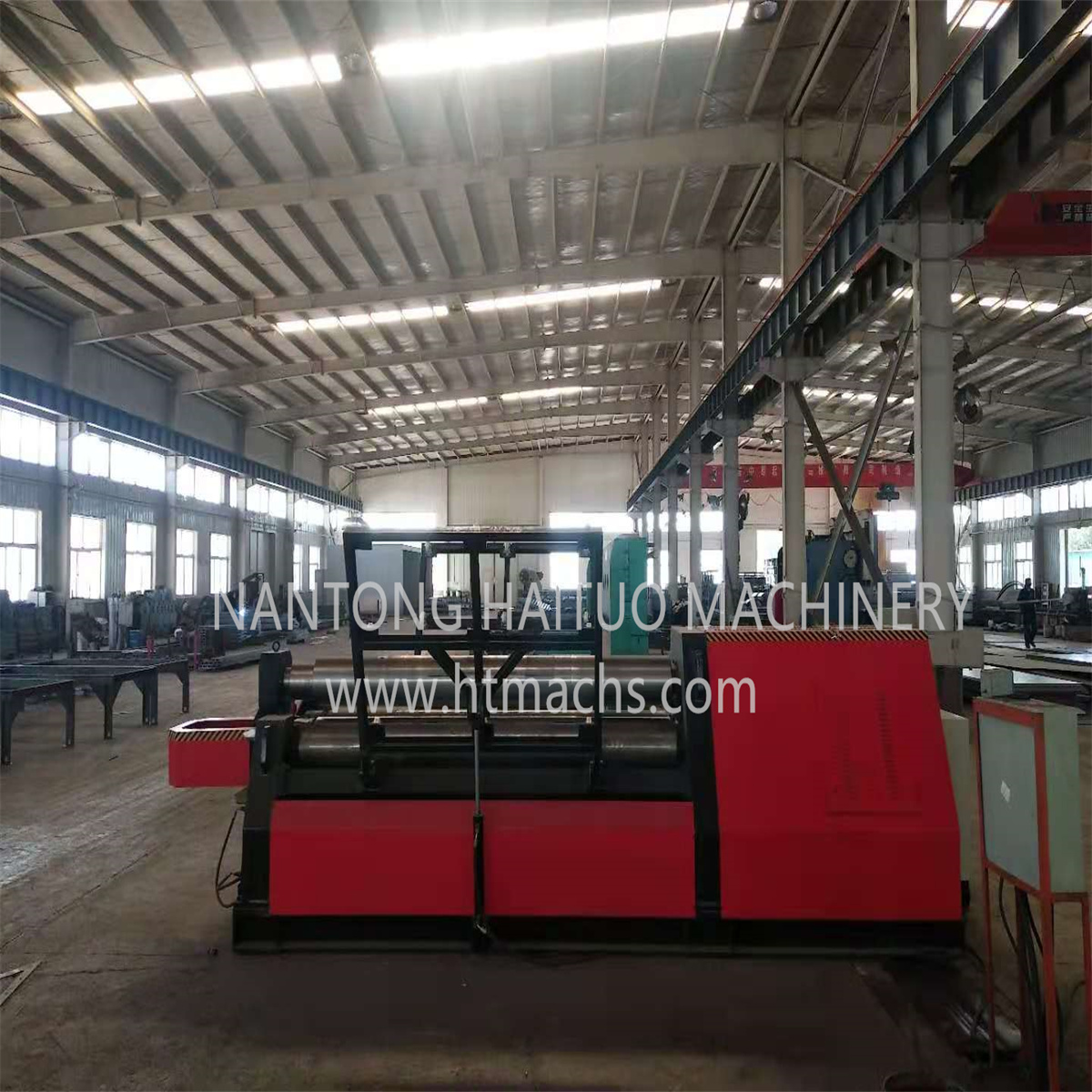 Heavy Duty 4 Roller Stainless Steel Plate Bending Machine from China